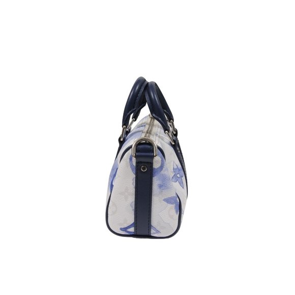 Louis Vuitton Keepall Bandouliere XS Duffle Bag Blue Watercolor M45761 - Picture 4 of 16